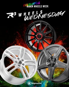 R3 WHEELS WEDNESDAY Colourful Wheels Week