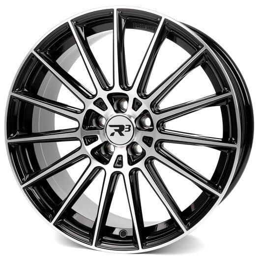 R3 Wheels R3H07 black-polished