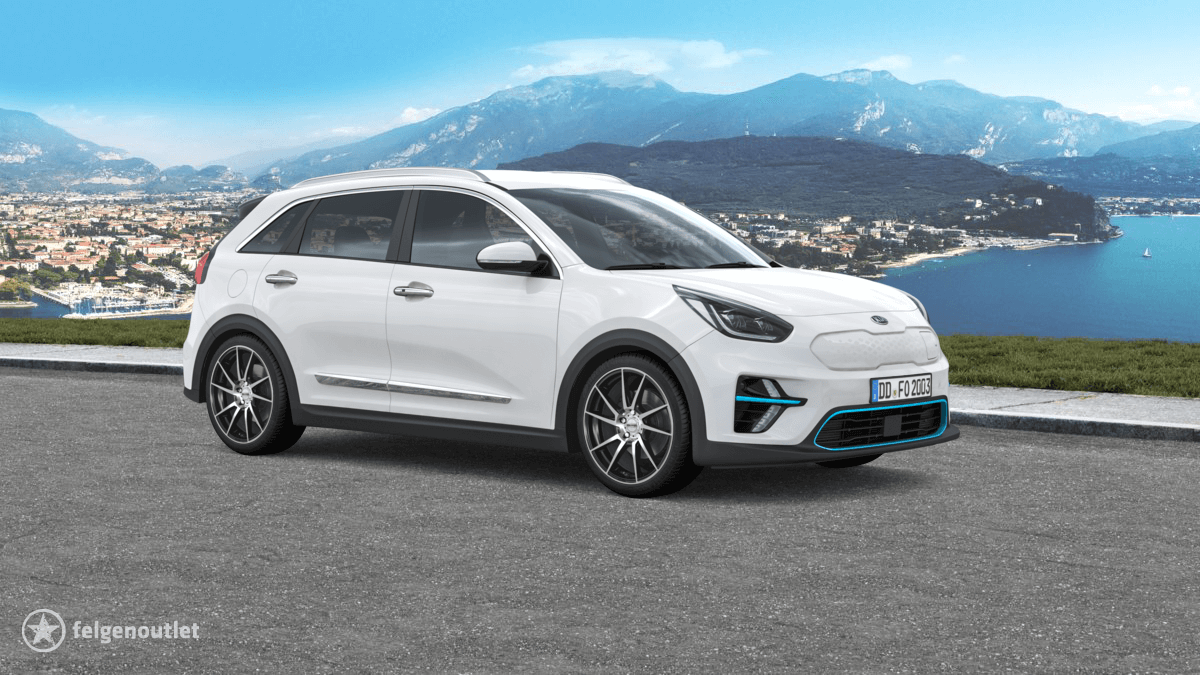 Dotz Kendo black-polished front Kia Niro SUV