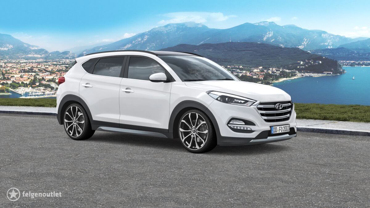 MSW 48 gloss black full polished Hyundai Tucson Kompakt-SUV