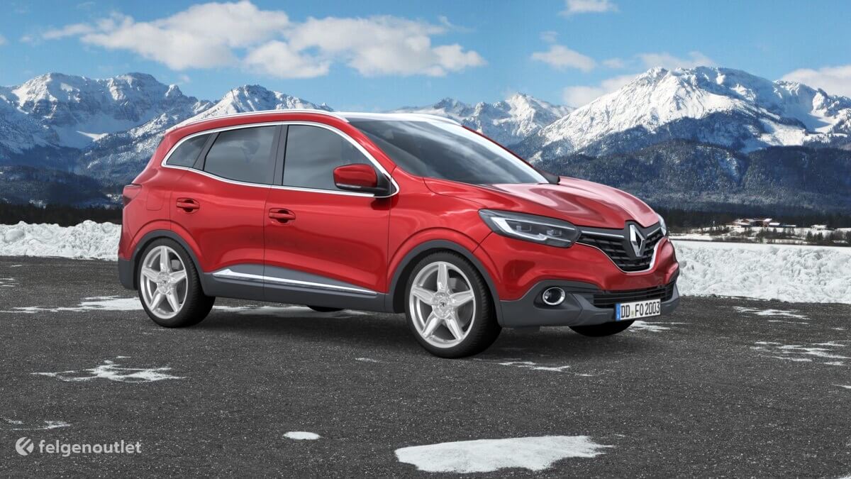 R3 Wheels R3H08 silver Renault Kadjar Kompakt-SUV