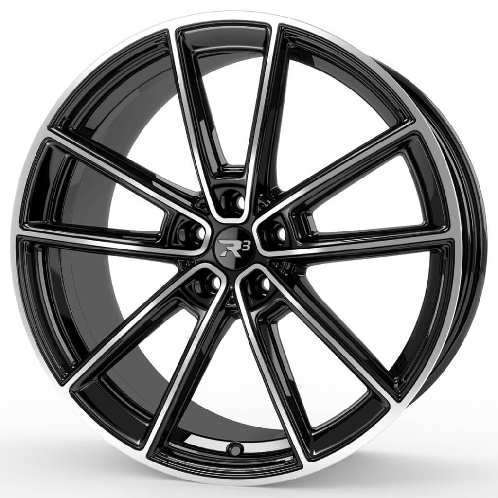R3 Wheels R3H04 black-polished