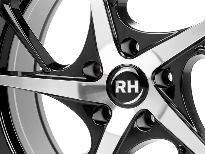 RH Alurad RB12 Schwarz voll poliert