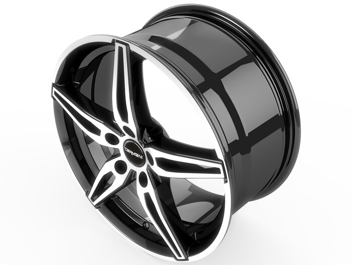 Carmani 15 Oskar black polish