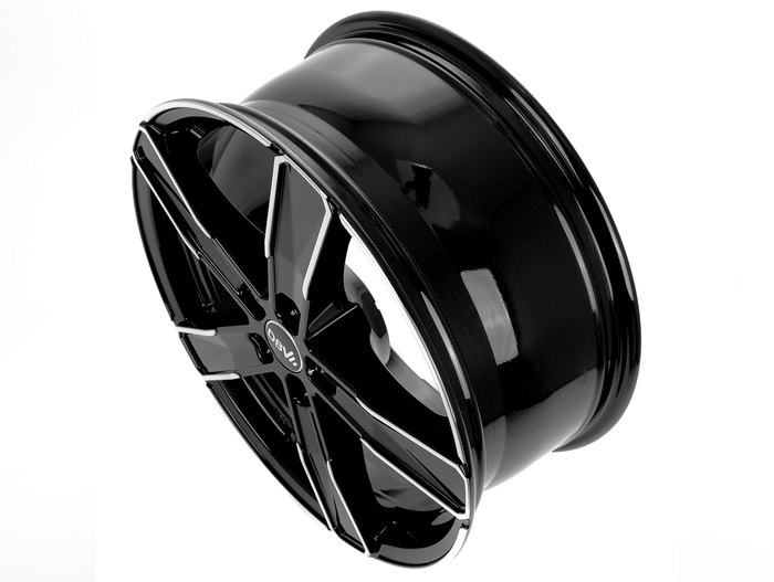 DBV 5SP 004 Schwarz, glänzend, Front poliert