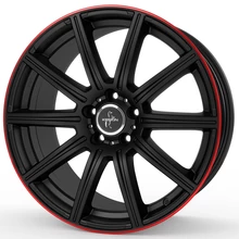 Keskin KT16 matt black lip red