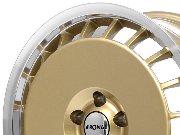Ronal R50 Aero Racinggold-Hornkopiert