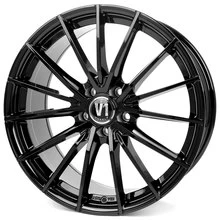 V1 Wheels V2 Schwarz glänzend lackiert