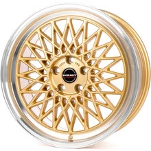 Borbet B gold rim polished