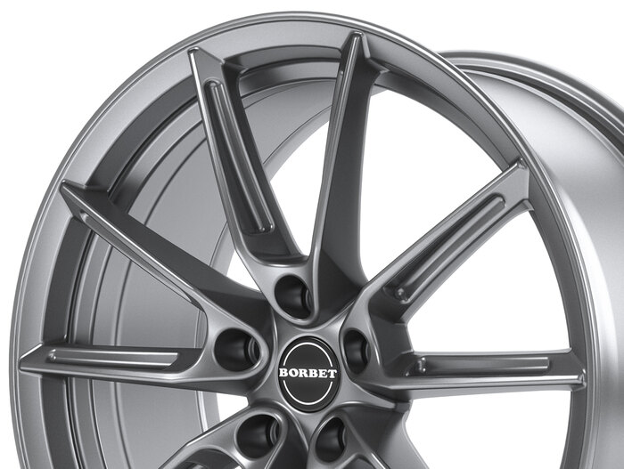 Borbet LX18 grey glossy
