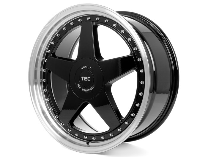 Tec Speedwheels GT EVO-R Schwarz-Glanz-Hornpoliert
