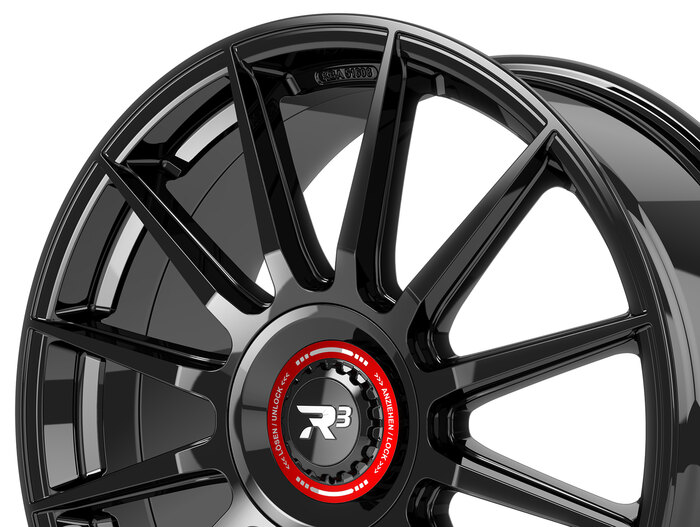 R³ Wheels R3H10 black