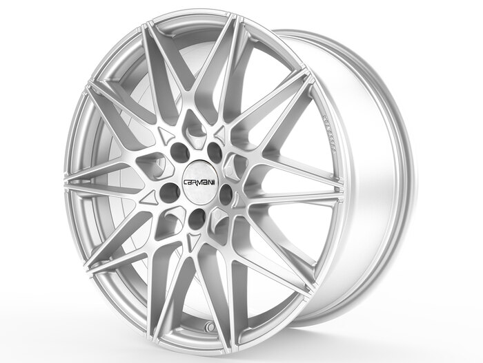 Carmani 18 Knut white silver