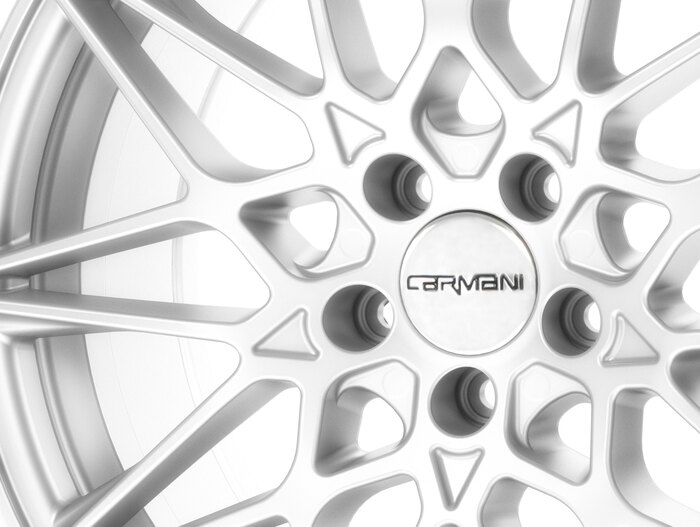 Carmani 18 Knut white silver