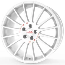 OZ Superturismo WRC Race White + Red Lettering