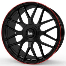 MAM GT1 matt black lip red