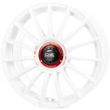 OZ Superturismo Evoluzione WRC Race White + Red Lettering