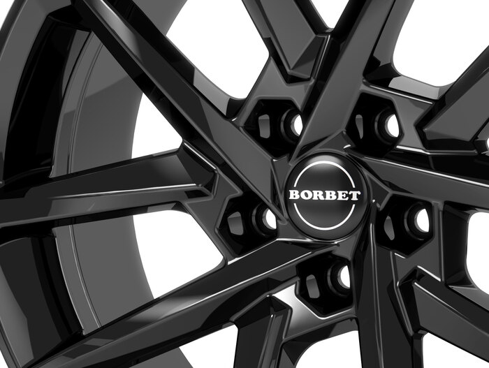 Borbet N black glossy