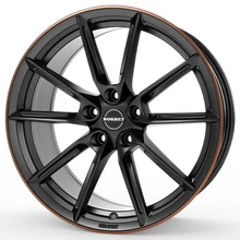 Borbet LX18 black matt rim copper