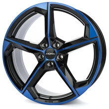 Ronal R66 Jetblack-Blue Tinted