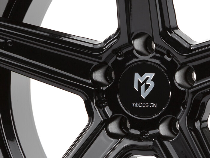 MB Design KV1 DC Glanzschwarz