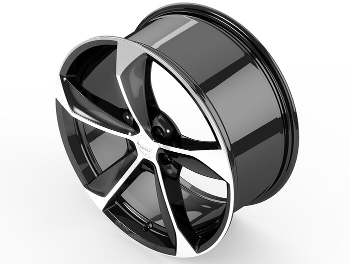 Borbet S black polished glossy