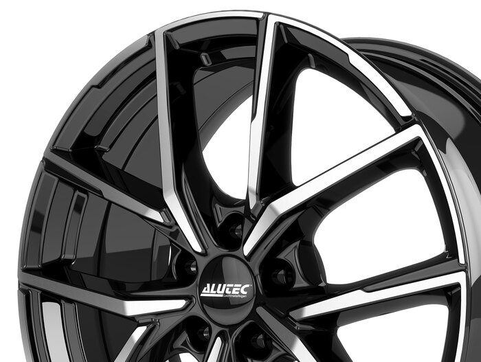 Alutec Aveleno diamant-schwarz frontpoliert