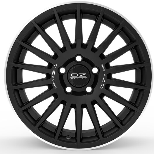 OZ Rally Desert Matt Black Diamond Lip