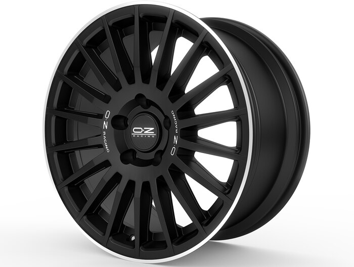 OZ Rally Desert Matt Black Diamond Lip