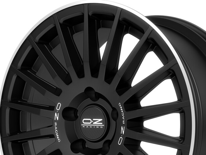 OZ Rally Desert Matt Black Diamond Lip