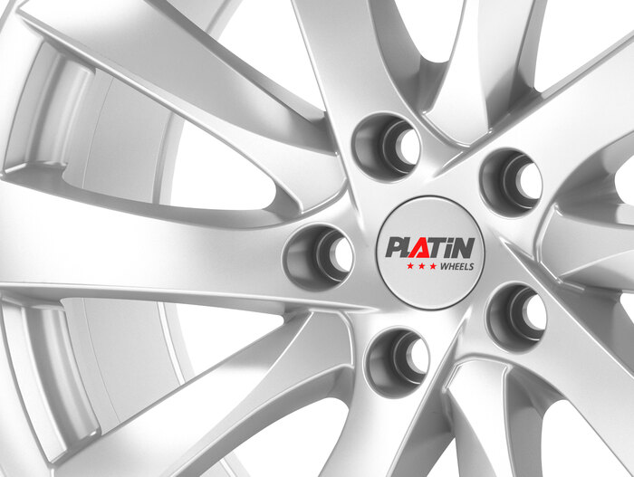 Platin P106 metall silber