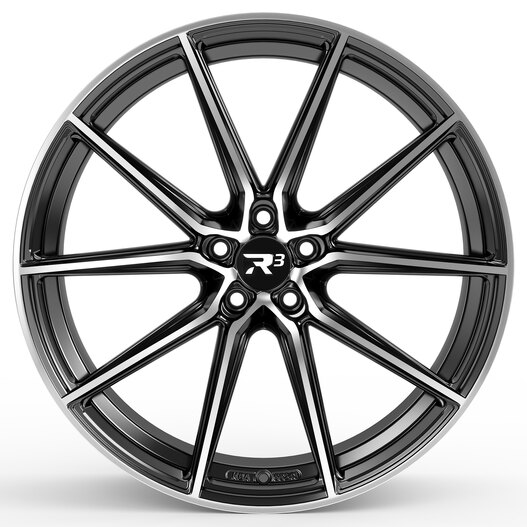R³ Wheels R3H05 bicolor black-polished