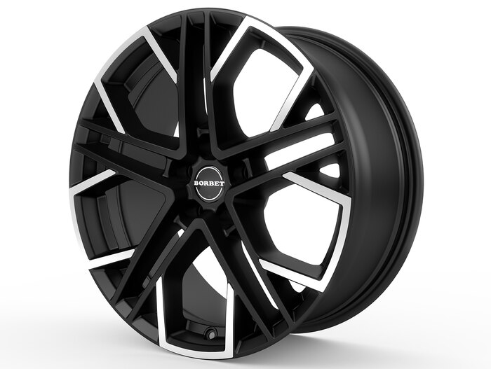 Borbet XV black polished matt