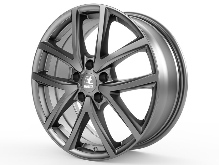 itWheels MIRA gloss titanium