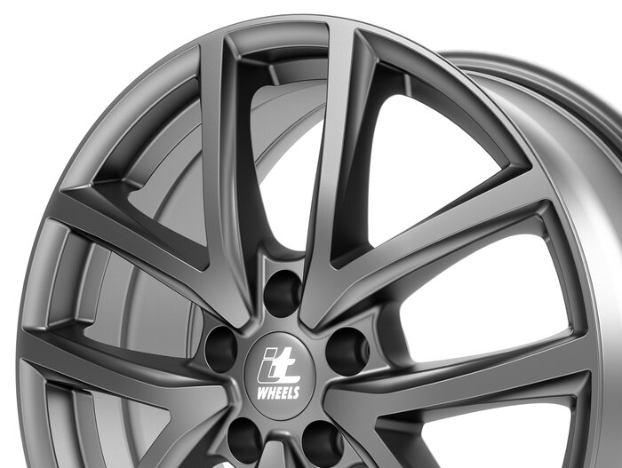 itWheels MIRA gloss titanium