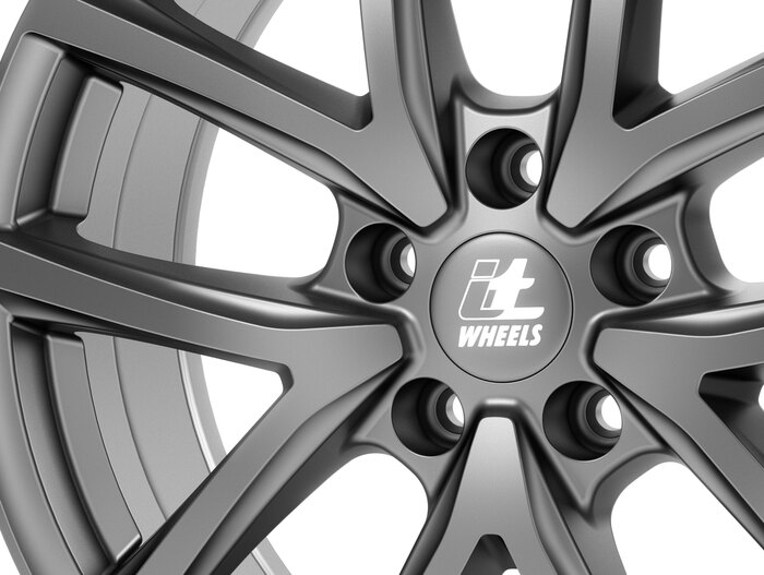 itWheels MIRA gloss titanium