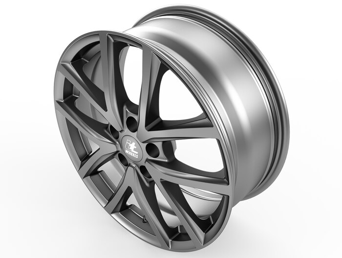 itWheels MIRA gloss titanium