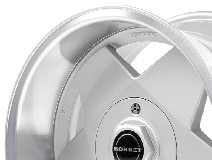 Borbet A silver polished