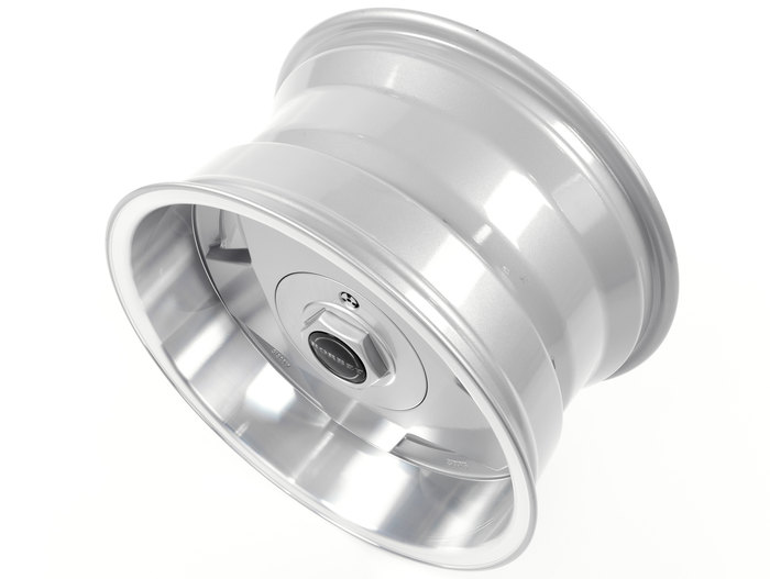 Borbet A silver polished