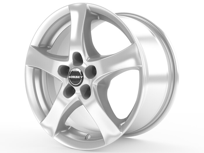 Borbet F brilliant silver