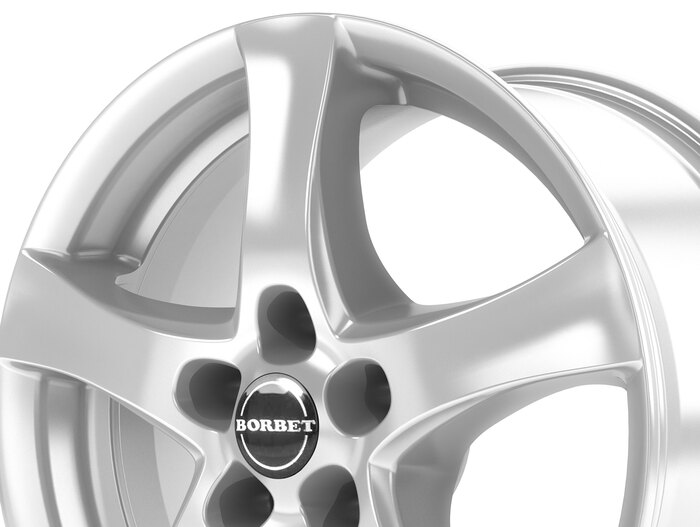 Borbet F brilliant silver