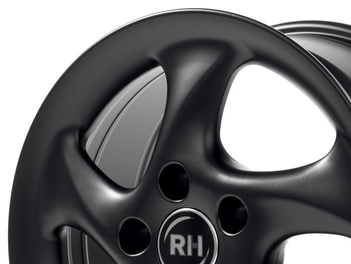 RH Alurad AH Turbo racing schwarz lackiert