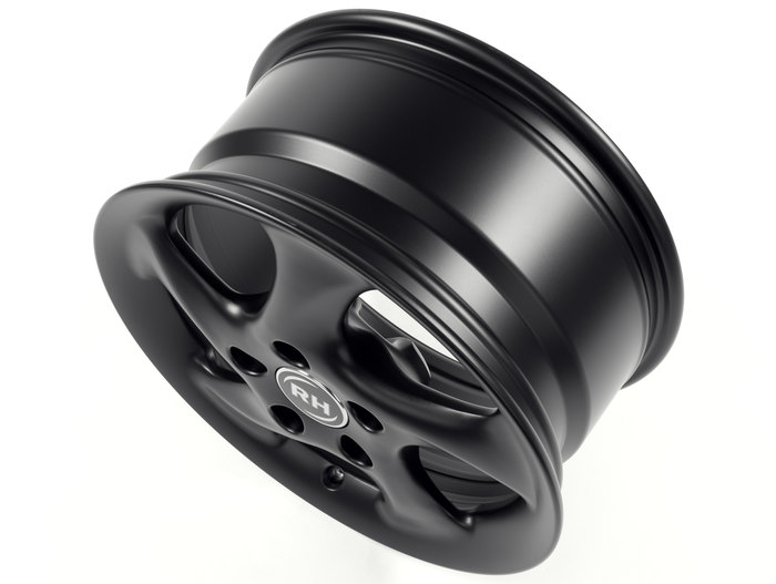 RH Alurad AH Turbo racing schwarz lackiert