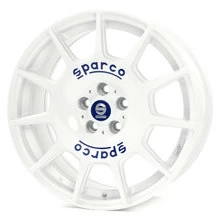 Sparco Terra White + Blue Lettering