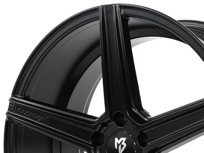 MB Design KV1 Mattschwarz