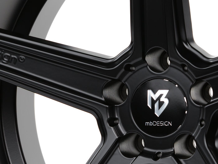 MB Design KV1 Mattschwarz