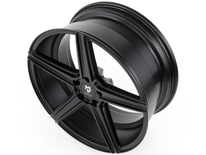 MB Design KV1 Mattschwarz