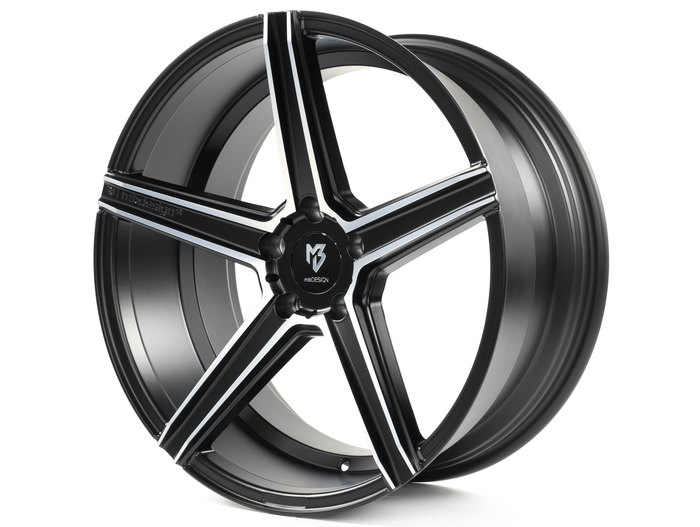 MB Design KV1 DC Mattschwarz poliert