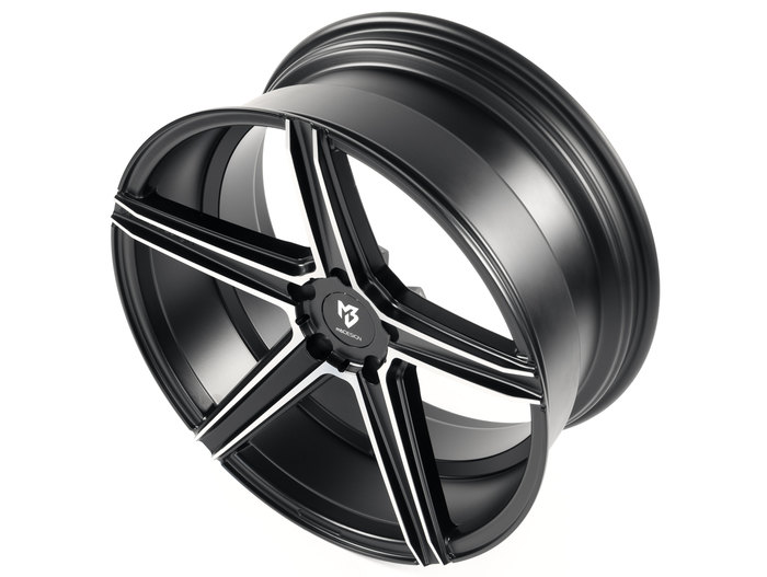 MB Design KV1 DC Mattschwarz poliert