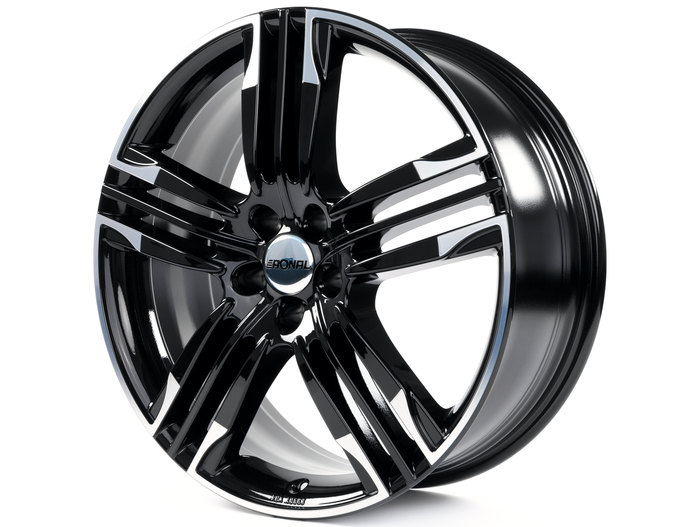 Ronal R58 Schwarz-Hornkopiert